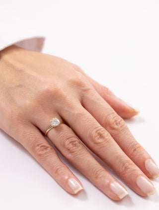 1.50 Ct Round Lab Grown Pırlanta Yüzük