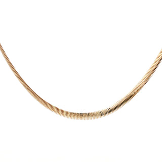 Balıksırtı 50 cm 14 Ayar Altın Zincir Kolye