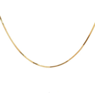 İnce Balıksırtı 45 cm 14 Ayar Altın Zincir Kolye