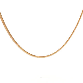 Balıksırtı 42 cm 14 Ayar Altın Zincir Kolye