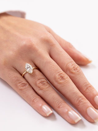 2.00 Ct Marquise Lab Grown Pırlanta Yüzük
