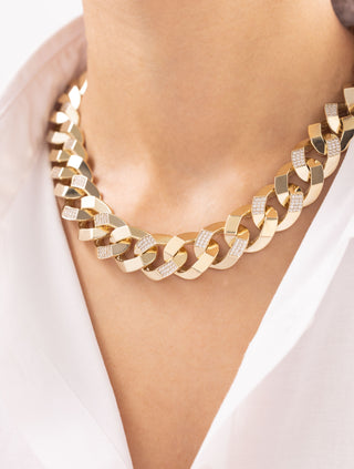 Ema 7Mm Z Taşlı Gurmet 14 Ayar Altın Kolye