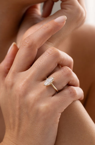 2.00 Ct Marquise Lab Grown Pırlanta Yüzük