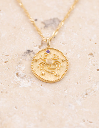 Vintage Yengeç 14 Ayar Altın Kolye