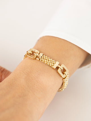 Zincir Harmoni 14 Ayar Altın Bileklik