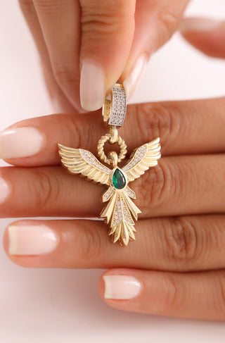 Anka Kuşu Sallantılı 9Mm Bileklik Charm