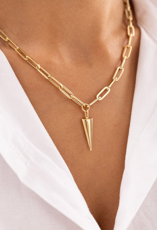 Genola İkonik Charmlı 14 Ayar Altın Kolye