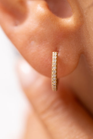 Mist İnfinite Sparkle Pırlanta Halka Küpe