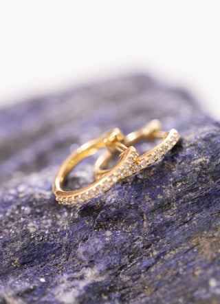 Mist İnfinite Sparkle Pırlanta Halka Küpe