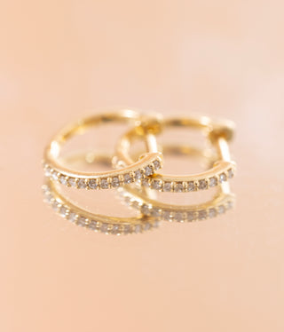 Mist İnfinite Sparkle Pırlanta Halka Küpe