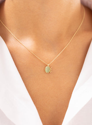 Gaia's Embrace 14 Ayar Altın Kolye