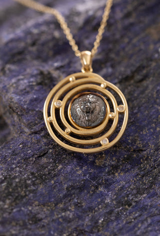 Leonis Circle 14 Ayar Altın Kolye