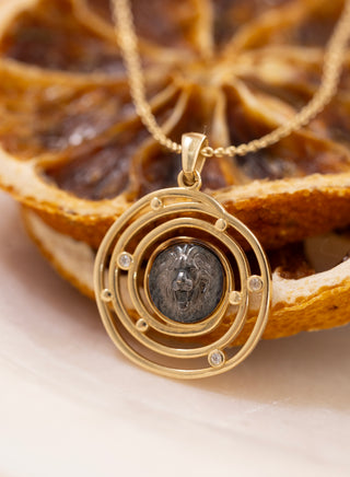 Leonis Circle 14 Ayar Altın Kolye