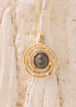 Leonis Circle 14 Ayar Altın Kolye