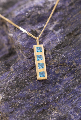 Aqua Obelisk 14 Ayar Altın Kolye