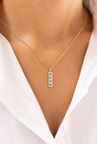 Aqua Obelisk 14 Ayar Altın Kolye