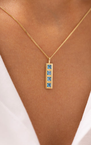 Aqua Obelisk 14 Ayar Altın Kolye