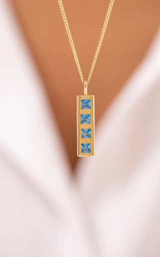 Aqua Obelisk 14 Ayar Altın Kolye