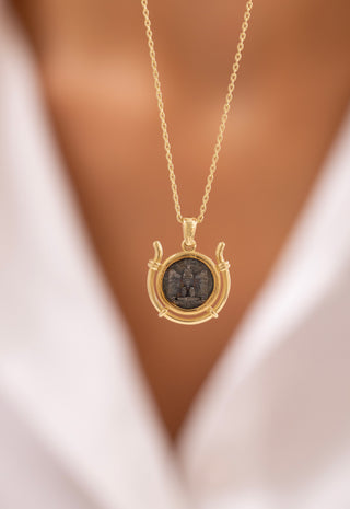 Wings of Time 14 Ayar Altın Kolye