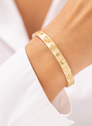 Cleo 14 Ayar Altın Kelepçe