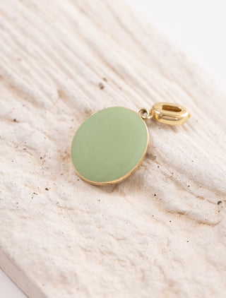 Mist Matt Locked Pırlanta Charm Kolye Ucu