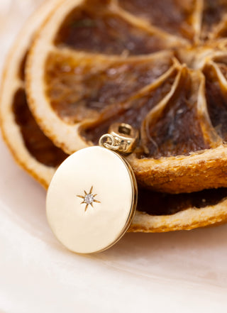 Mist Matt Locked Pırlanta Charm Kolye Ucu