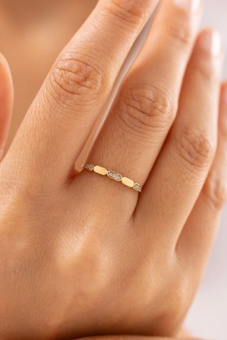 Mist Penu 14 Ayar Altın Pırlanta Yüzük