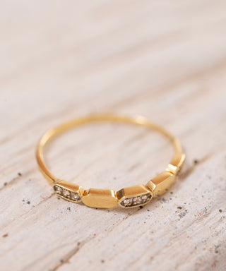 Mist Penu 14 Ayar Altın Pırlanta Yüzük