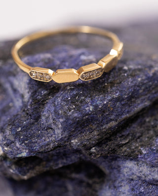 Mist Penu 14 Ayar Altın Pırlanta Yüzük