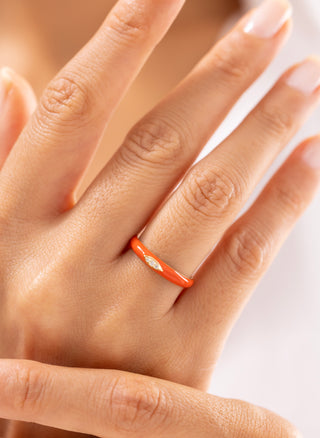 Mist Ajvar Pırlanta Yüzük