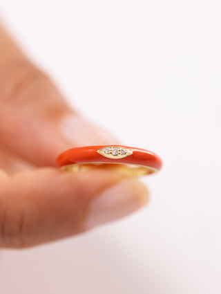 Mist Ajvar Pırlanta Yüzük