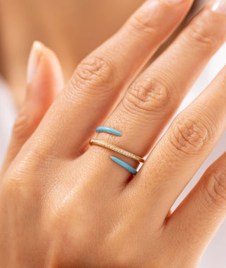 Mist Double Claw Pırlanta Yüzük