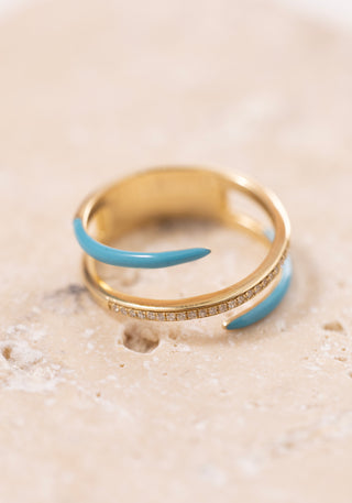 Mist Double Claw Pırlanta Yüzük