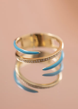 Mist Double Claw Pırlanta Yüzük