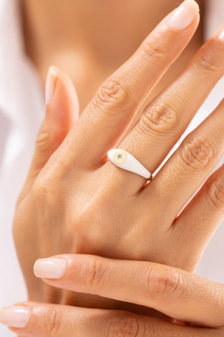 Mist Arctic Serenity 14 Ayar Altın Yüzük