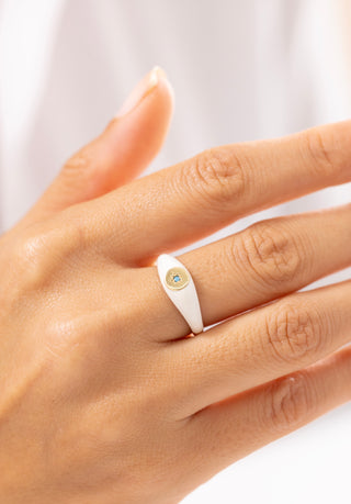 Mist Arctic Serenity 14 Ayar Altın Yüzük