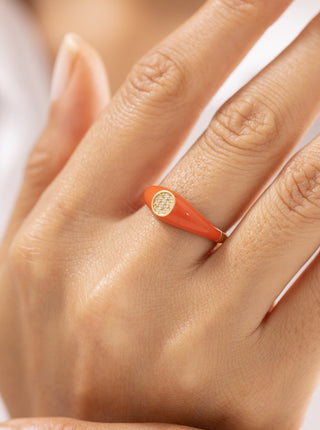 Mist Sunset Blaze Pırlanta Yüzük