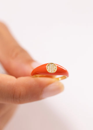 Mist Sunset Blaze Pırlanta Yüzük