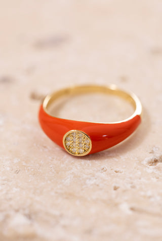 Mist Sunset Blaze Pırlanta Yüzük