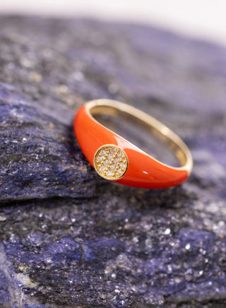 Mist Sunset Blaze Pırlanta Yüzük