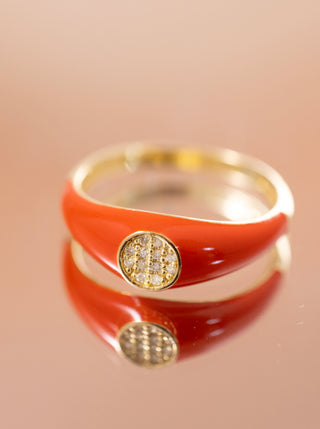 Mist Sunset Blaze Pırlanta Yüzük