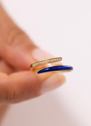 Mist Deep Blue Pırlanta Yüzük