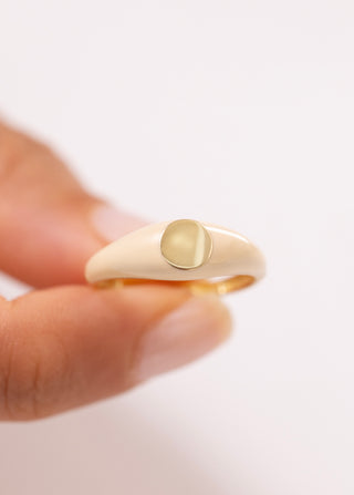 Mist Creamy Elegance 14 Ayar Altın Yüzük