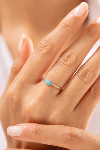 Mist Artia Blue Eye Pırlanta Yüzük