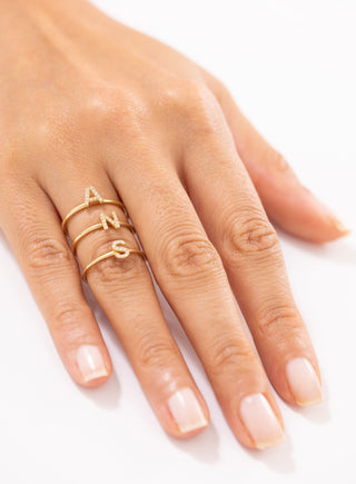 Mist A İnitial Pırlanta Yüzük