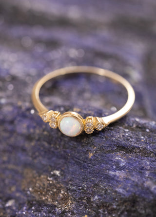 Mist Evadne Opal Pırlanta Yüzük