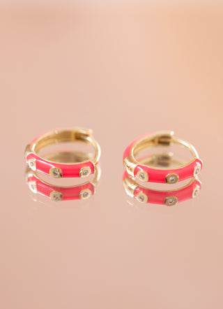 Mist Sugar Enamel Pırlanta Küpe