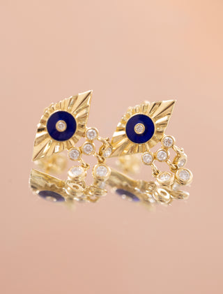 Mist Tara Eye Pırlanta Charm Küpe Ucu