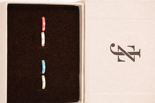 Mist Forest Enamel Pırlanta Küpe