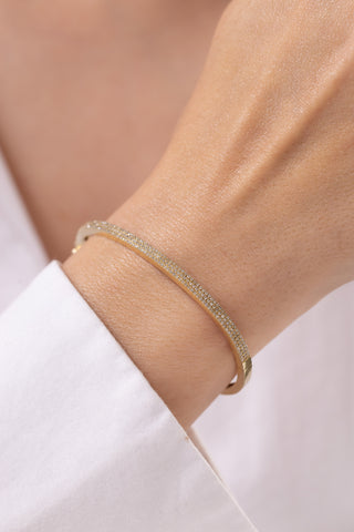 Mist Myshine Pırlanta Bangle 14 Ayar Altın Bileklik